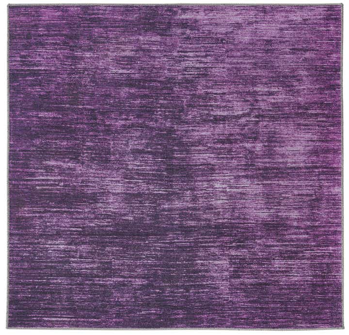 5' x 5' Prewitt · Abstract rug, purple