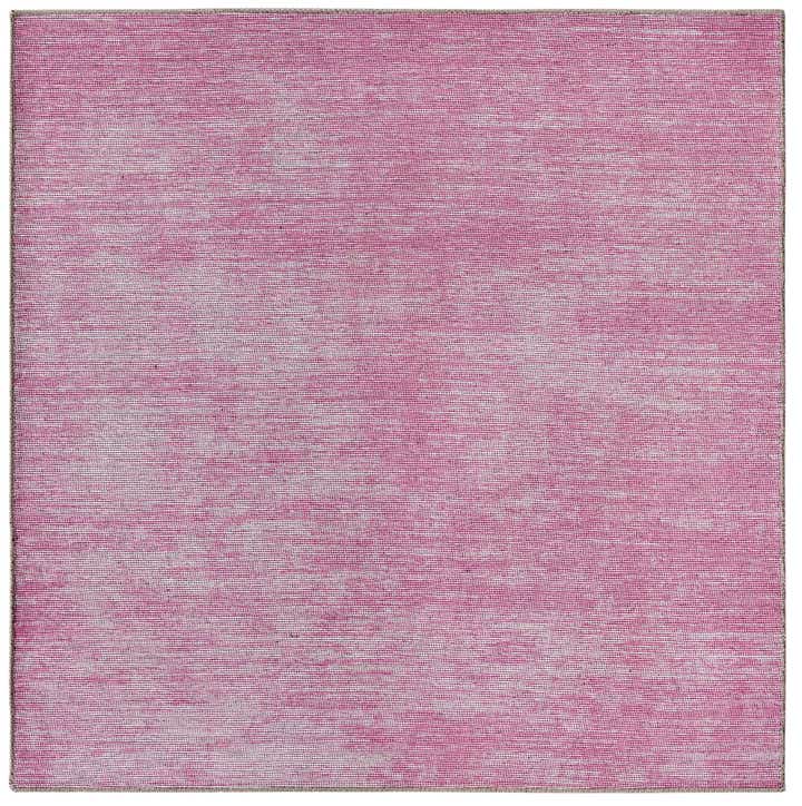 5' x 5' Prewitt · Solid rug, pink