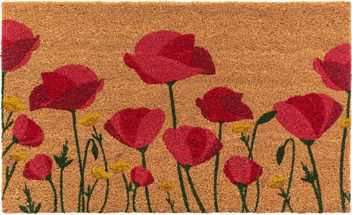 1' 6 x 2' 6 Flower Doormat