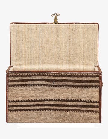 1' 2 x 2' 5 Hand Knotted Furniture Trunk