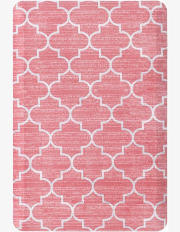 Rose Pink Trellis Comfort Mat