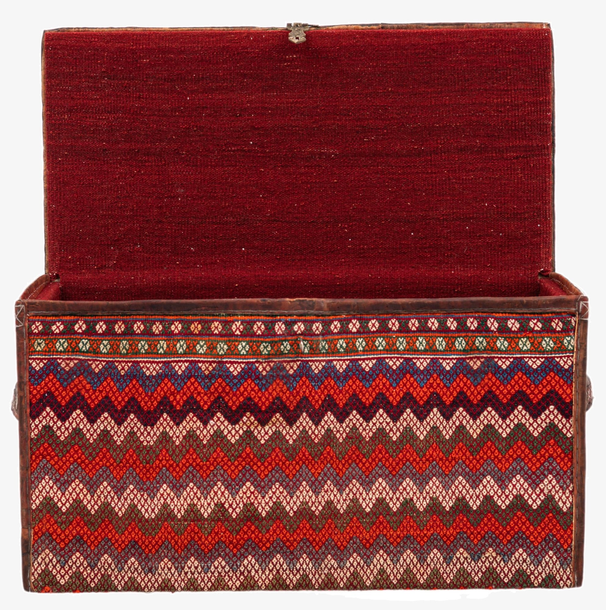 1' 7 x 3' 1 Hand Knotted Furniture Trunk