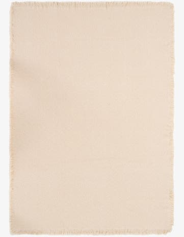 4' 6 x 6' Brittany Natural Throw Blanket