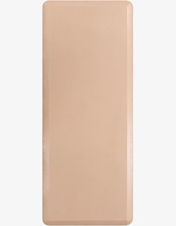 Beige Solid Comfort Mat