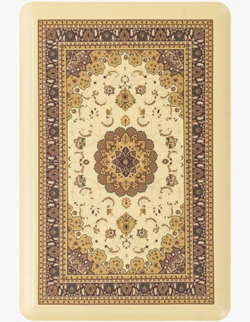 Beige and Brown Comfort Mat