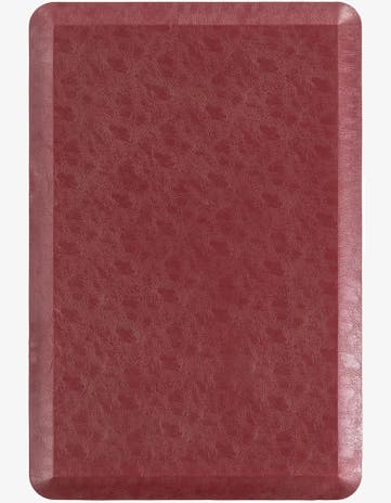 Burgundy Red Solid Comfort Mat