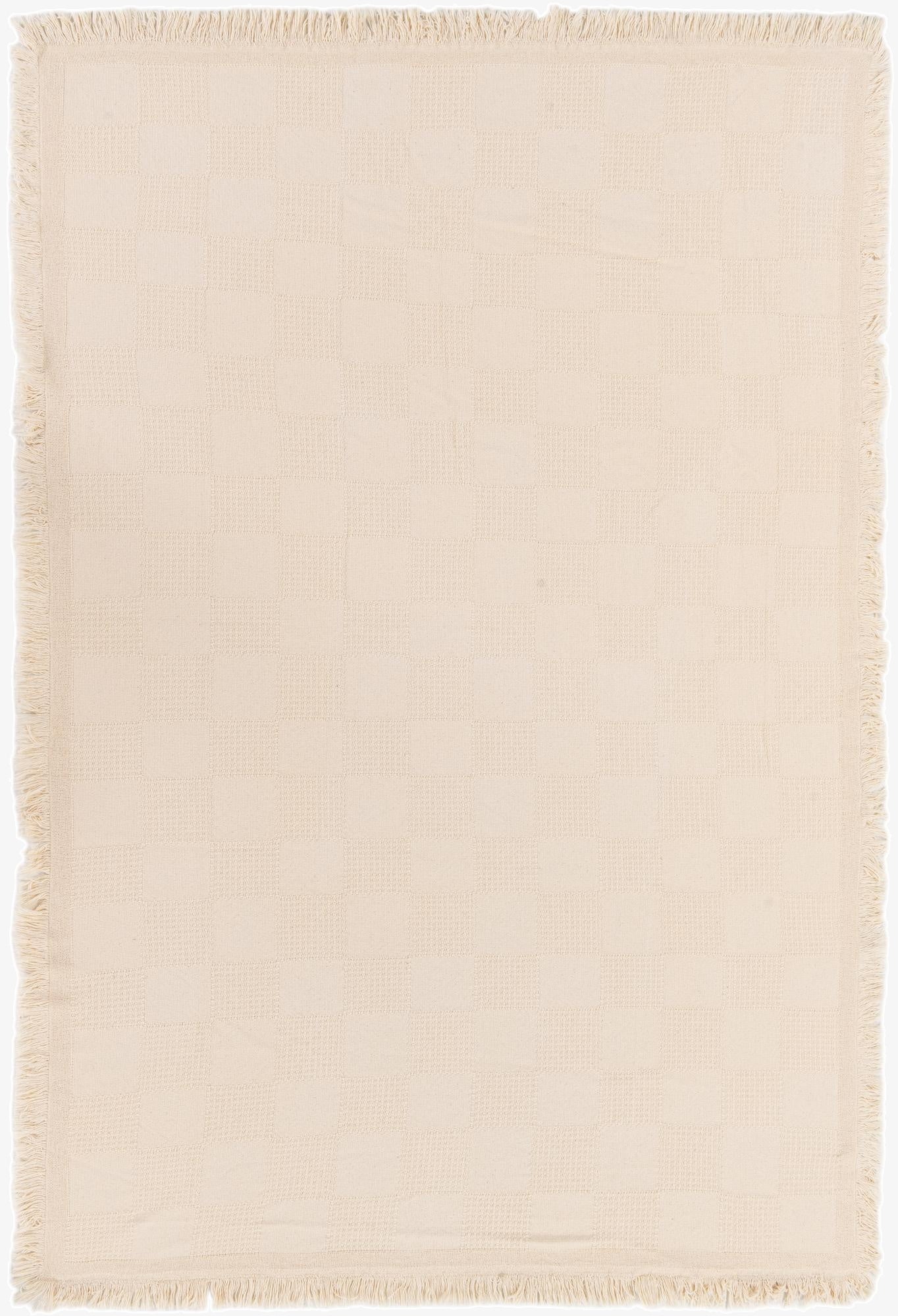 4' 6 x 6' Classic Natural Throw Blanket