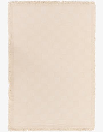 4' 6 x 6' Classic Natural Throw Blanket