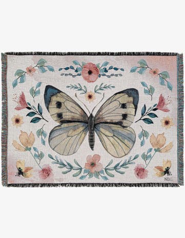 4' 6 x 6' Insects 3 Throw Blanket