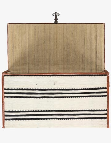 1' 7 x 3' 1 Hand Knotted Furniture Trunk