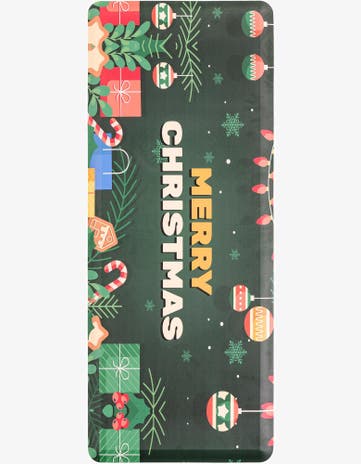 Green Merry Christmas Comfort Mat