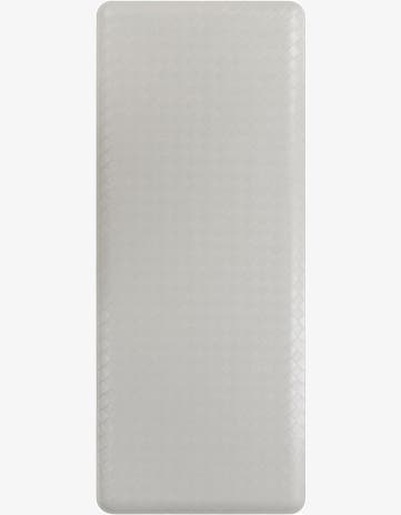 Gray Solid Comfort Mat