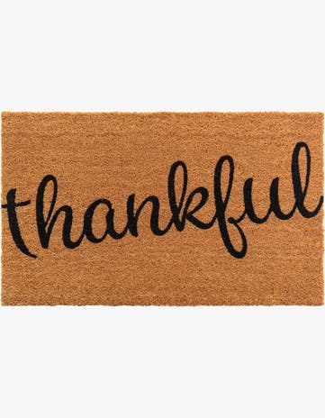 Natural Thankful Doormat