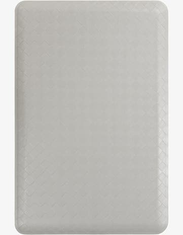 Gray Solid Comfort Mat