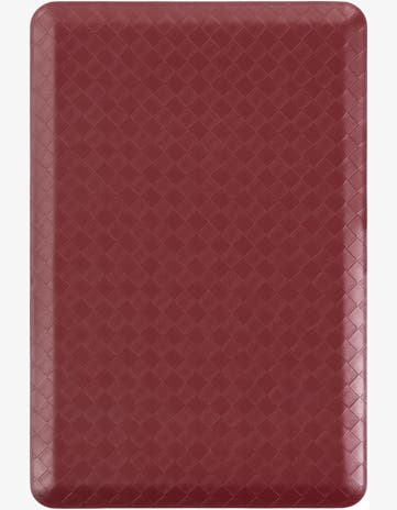 Burgundy Red Solid Comfort Mat