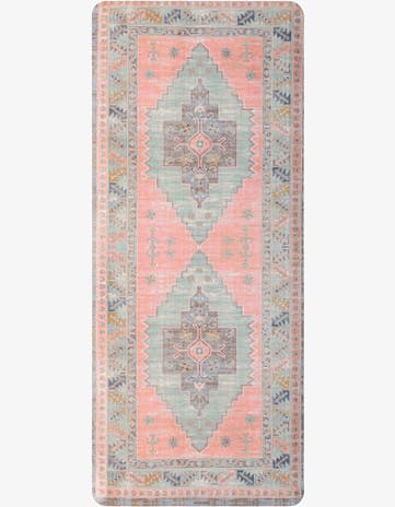 Rose Pink Traditional Comfort Mat