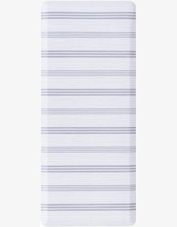 White Striped Comfort Mat