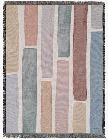 4' 6 x 6' Desert Abstract Throw Blanket