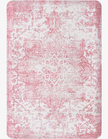 Rose Pink Traditional Comfort Mat