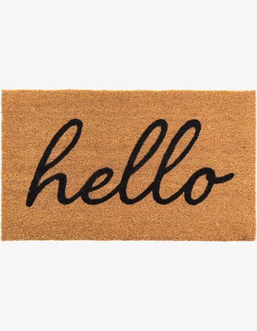 Natural Hello Doormat