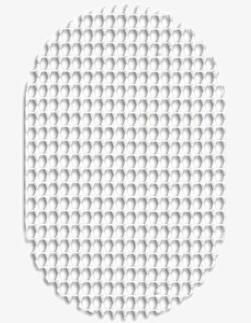 5' x 7' 10 Oval Non-Slip Rug Pad