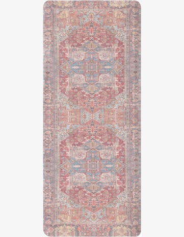 Antique Red Traditional Comfort Mat