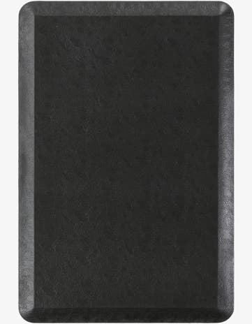 Black Solid Comfort Mat