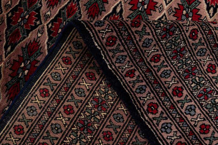 4' 7 x 6' Hand Knotted Bokhara Oriental Wool Rug