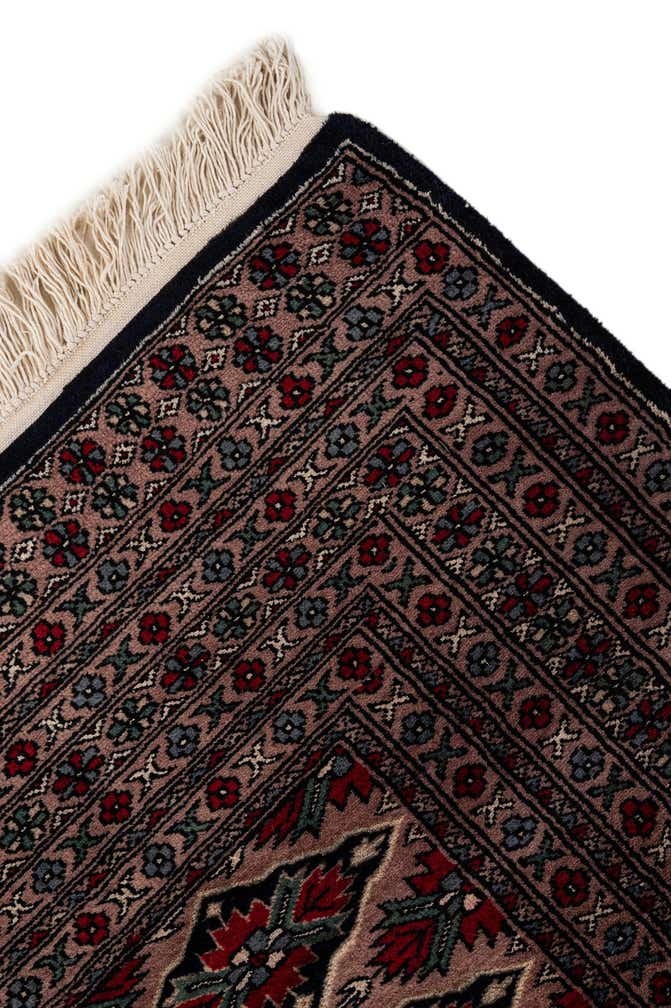 4' 7 x 6' Hand Knotted Bokhara Oriental Wool Rug