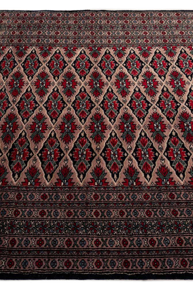 4' 7 x 6' Hand Knotted Bokhara Oriental Wool Rug