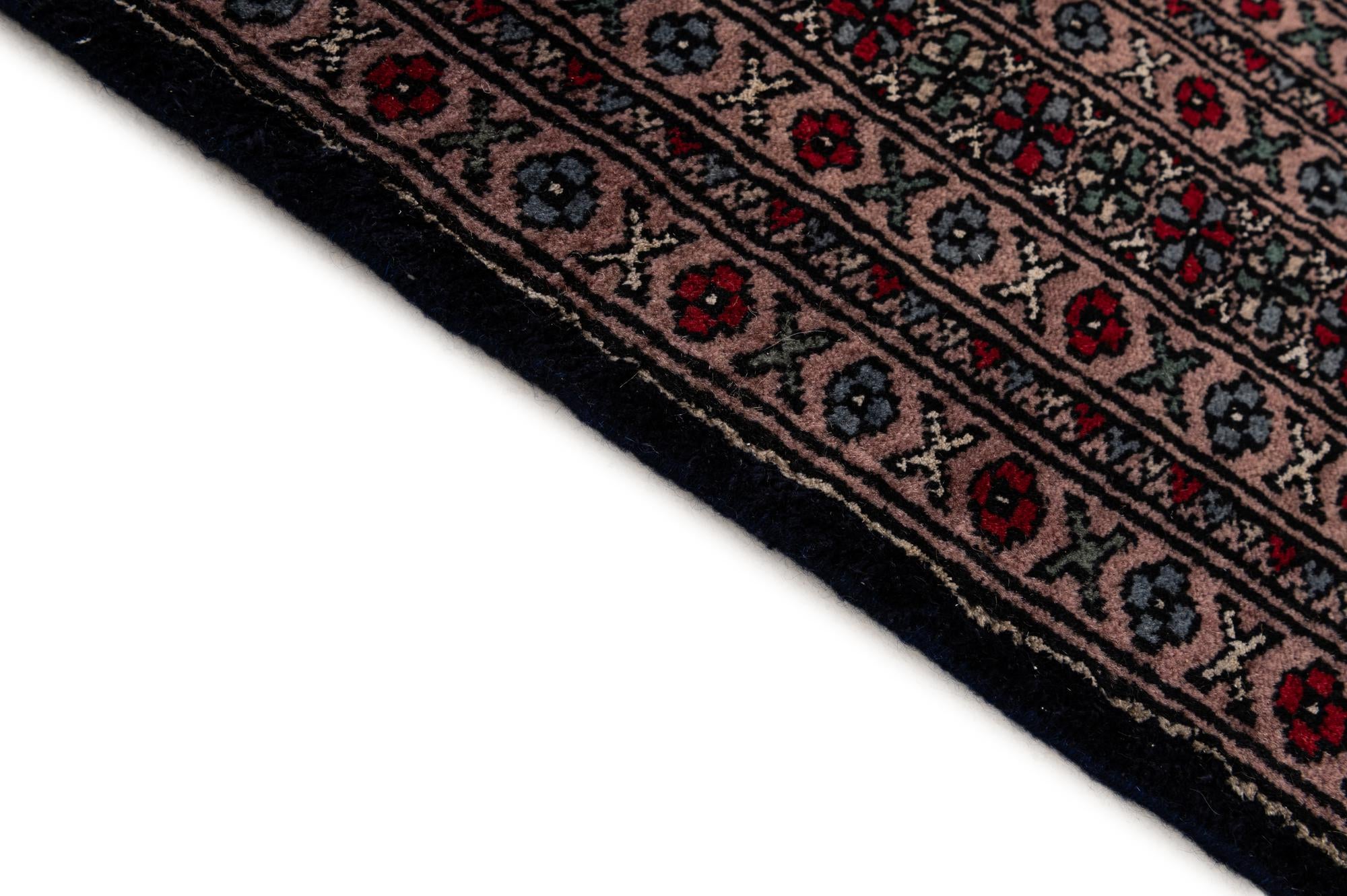 4' 7 x 6' Hand Knotted Bokhara Oriental Wool Rug