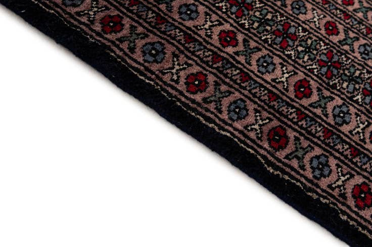 Detail image of 4' 7 x 6' Hand Knotted Bokhara Oriental Wool Rug