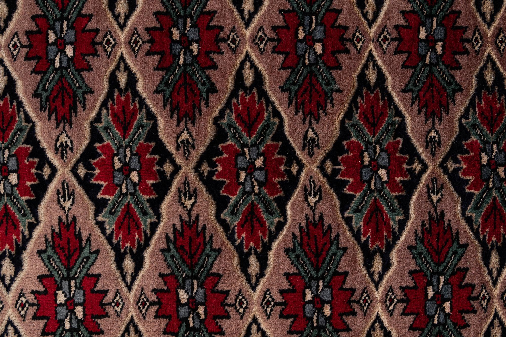 4' 7 x 6' Hand Knotted Bokhara Oriental Wool Rug