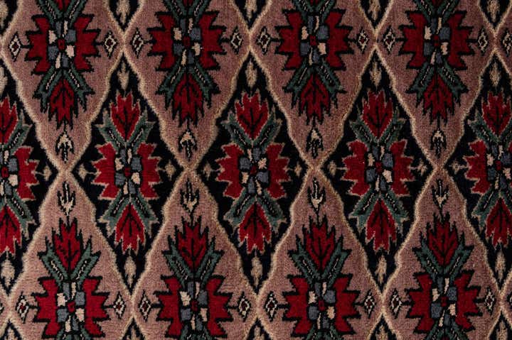 4' 7 x 6' Hand Knotted Bokhara Oriental Wool Rug