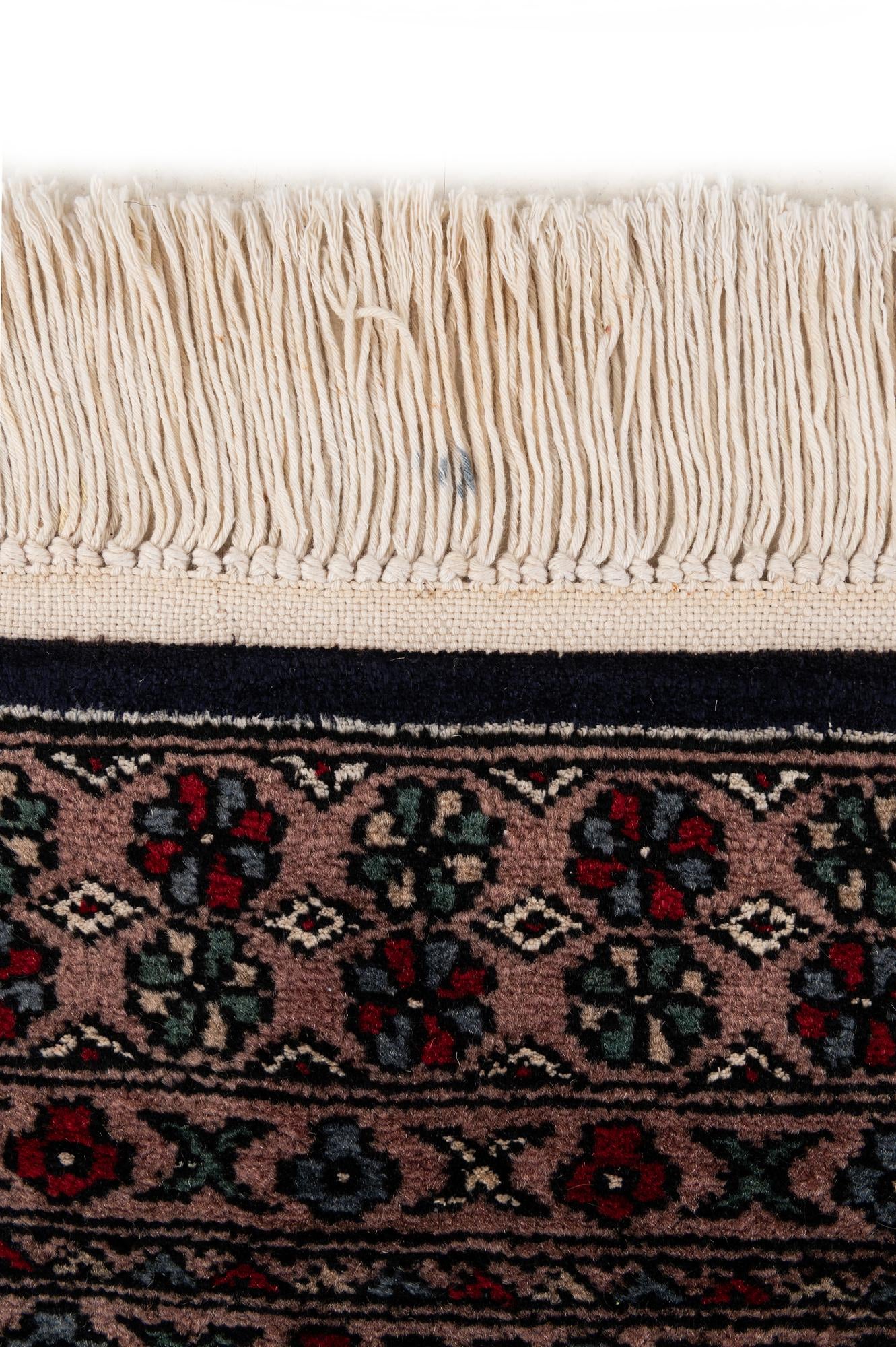 4' 7 x 6' Hand Knotted Bokhara Oriental Wool Rug