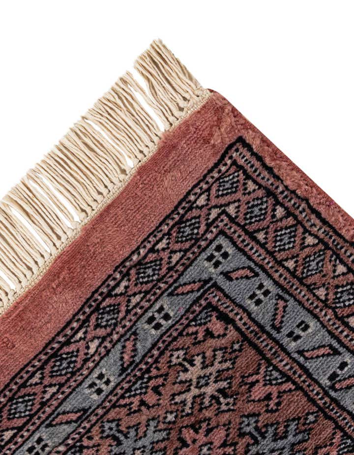 4' 1 x 6' 4 Hand Knotted Bokhara Oriental Wool Rug