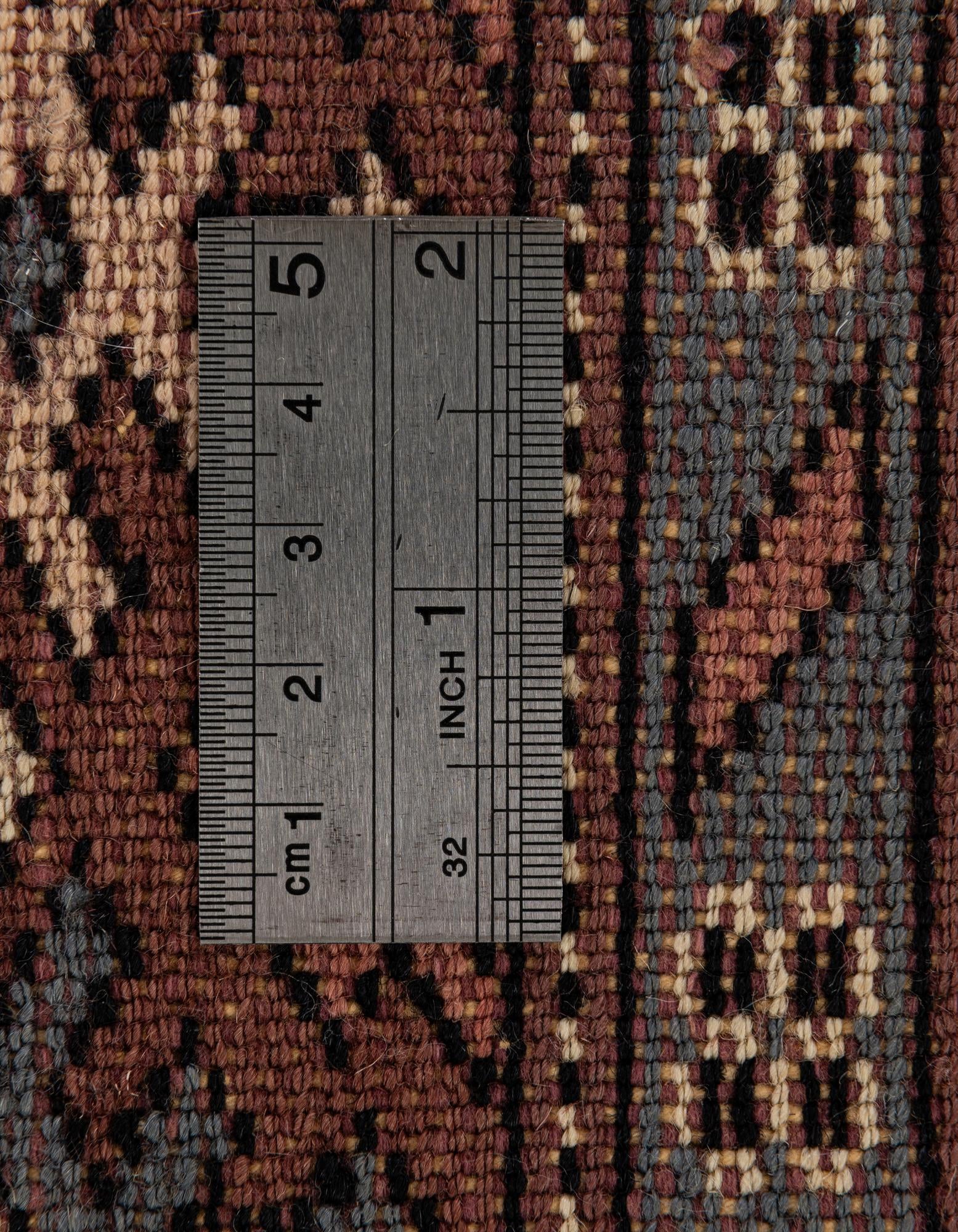 4' 1 x 6' 4 Hand Knotted Bokhara Oriental Wool Rug