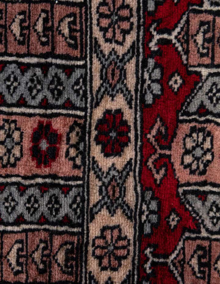 4' 1 x 6' 4 Hand Knotted Bokhara Oriental Wool Rug