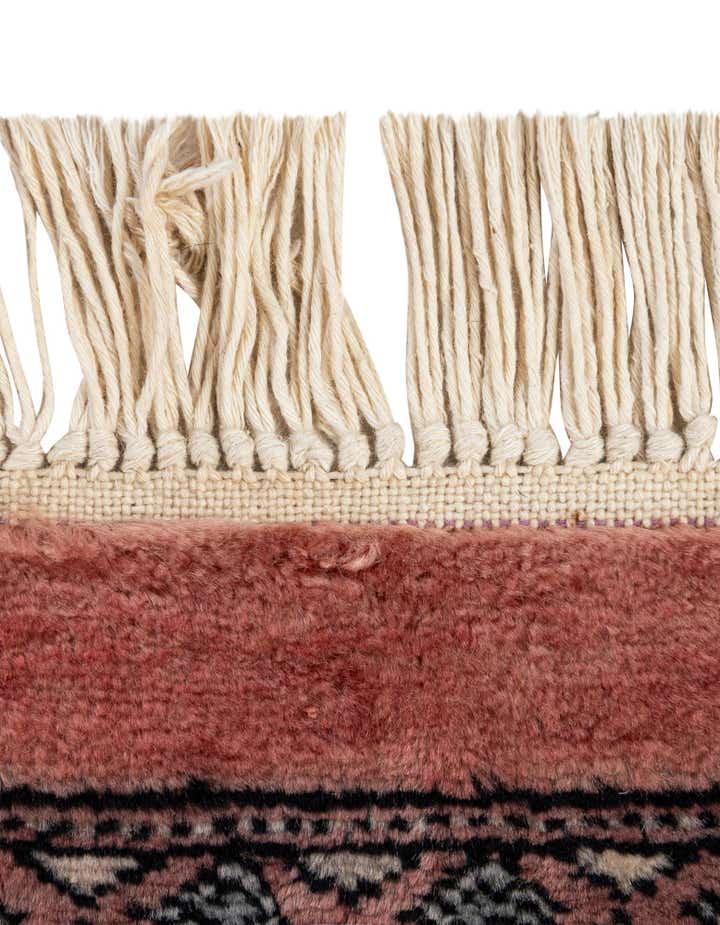 4' 1 x 6' 4 Hand Knotted Bokhara Oriental Wool Rug