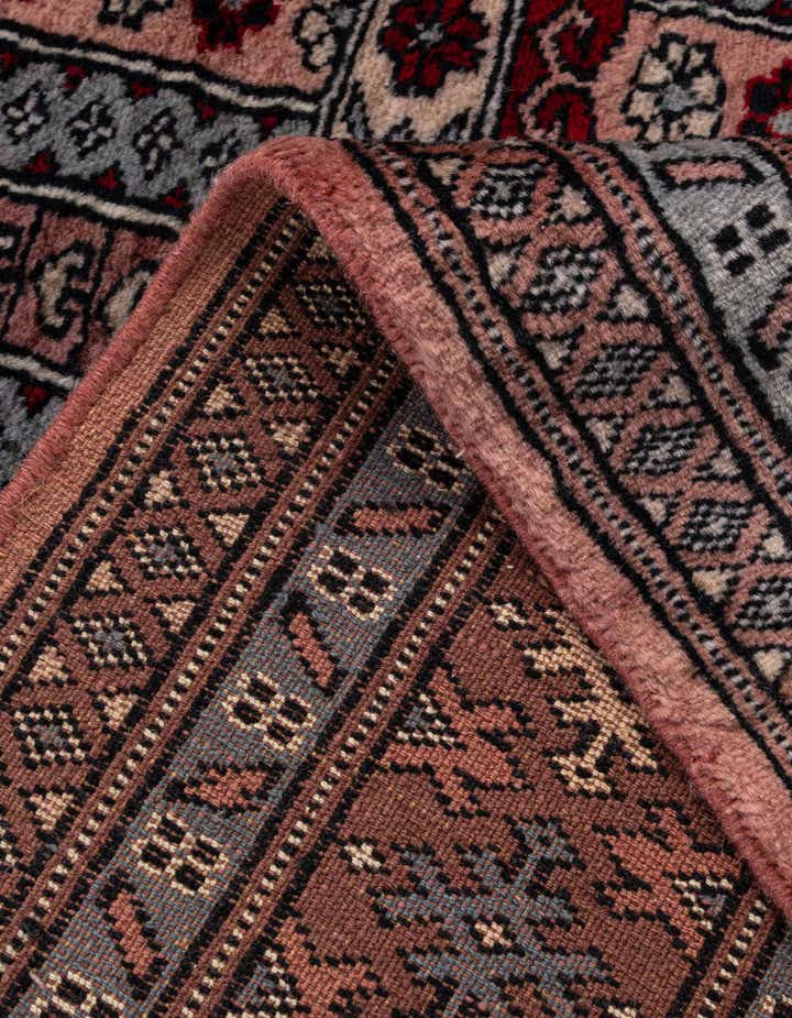 4' 1 x 6' 4 Hand Knotted Bokhara Oriental Wool Rug