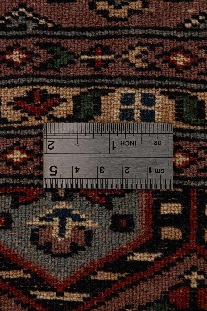 4' 3 x 5' 10 Hand Knotted Bokhara Oriental Wool Rug