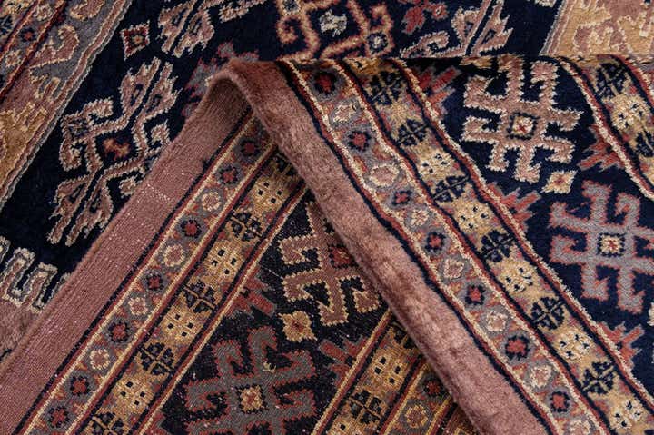 4' 3 x 5' 8 Hand Knotted Bokhara Oriental Rug