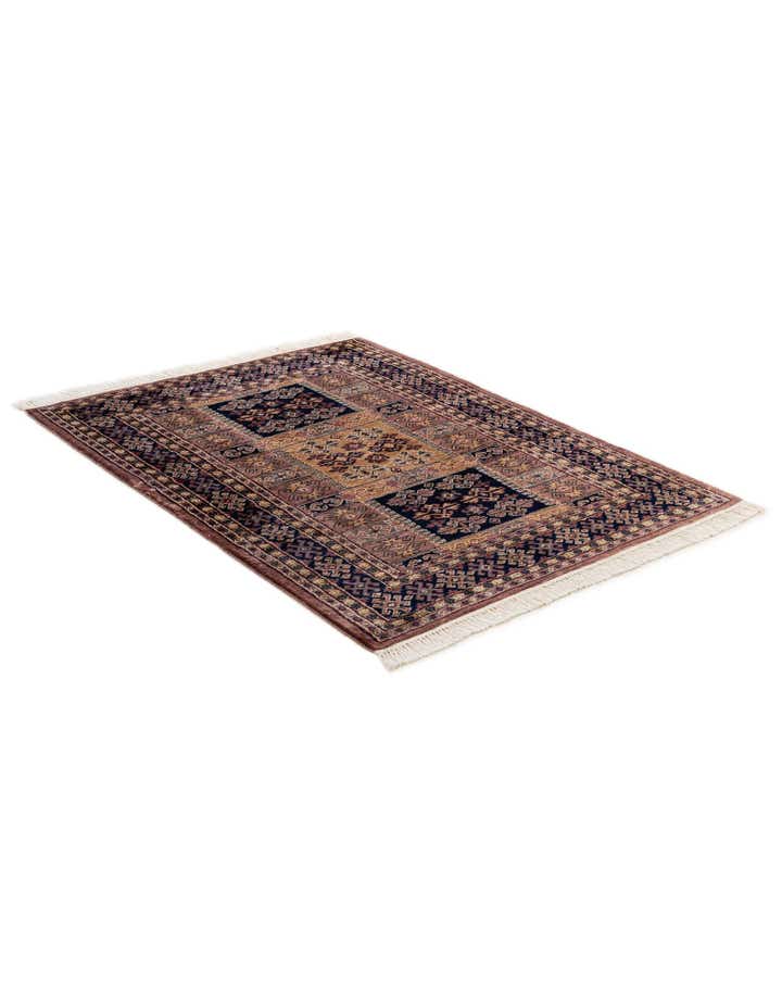 4' 3 x 5' 8 Hand Knotted Bokhara Oriental Rug