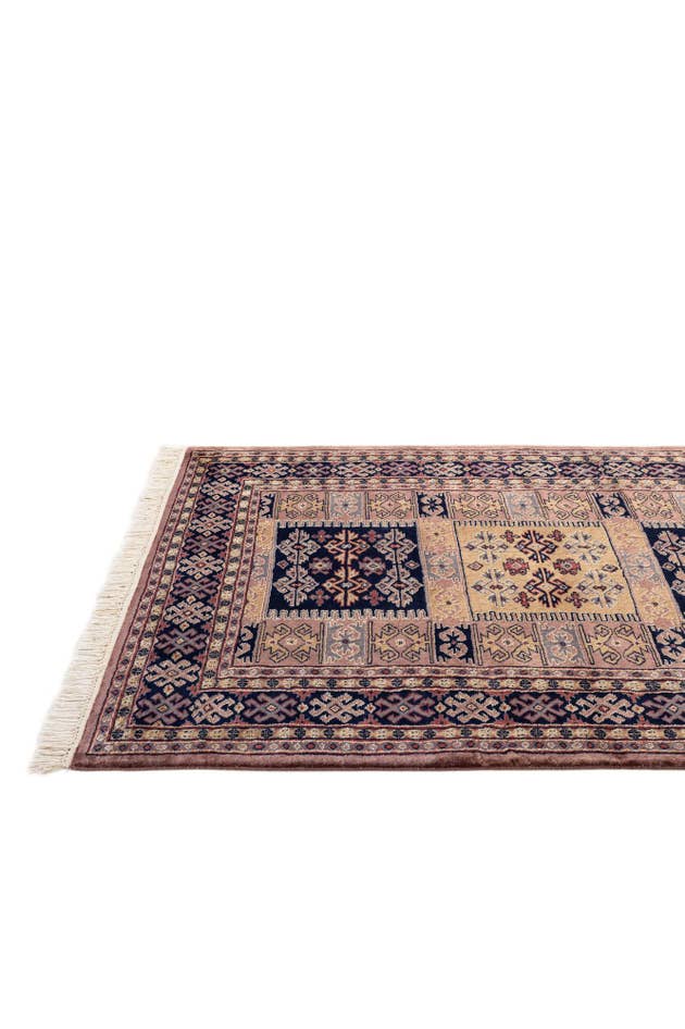 Detail image of 4' 3 x 5' 8 Hand Knotted Bokhara Oriental Rug