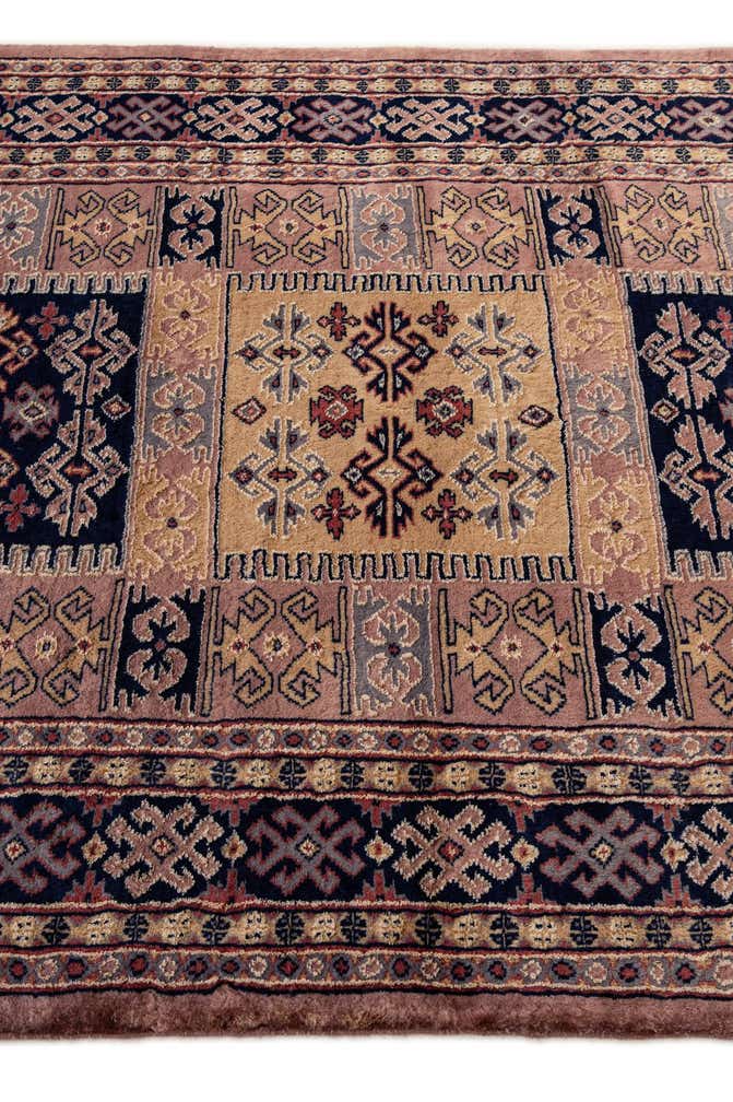 4' 3 x 5' 8 Hand Knotted Bokhara Oriental Rug