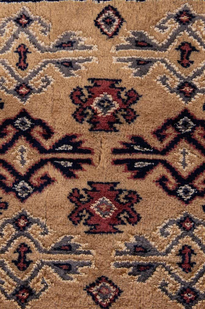 4' 3 x 5' 8 Hand Knotted Bokhara Oriental Rug