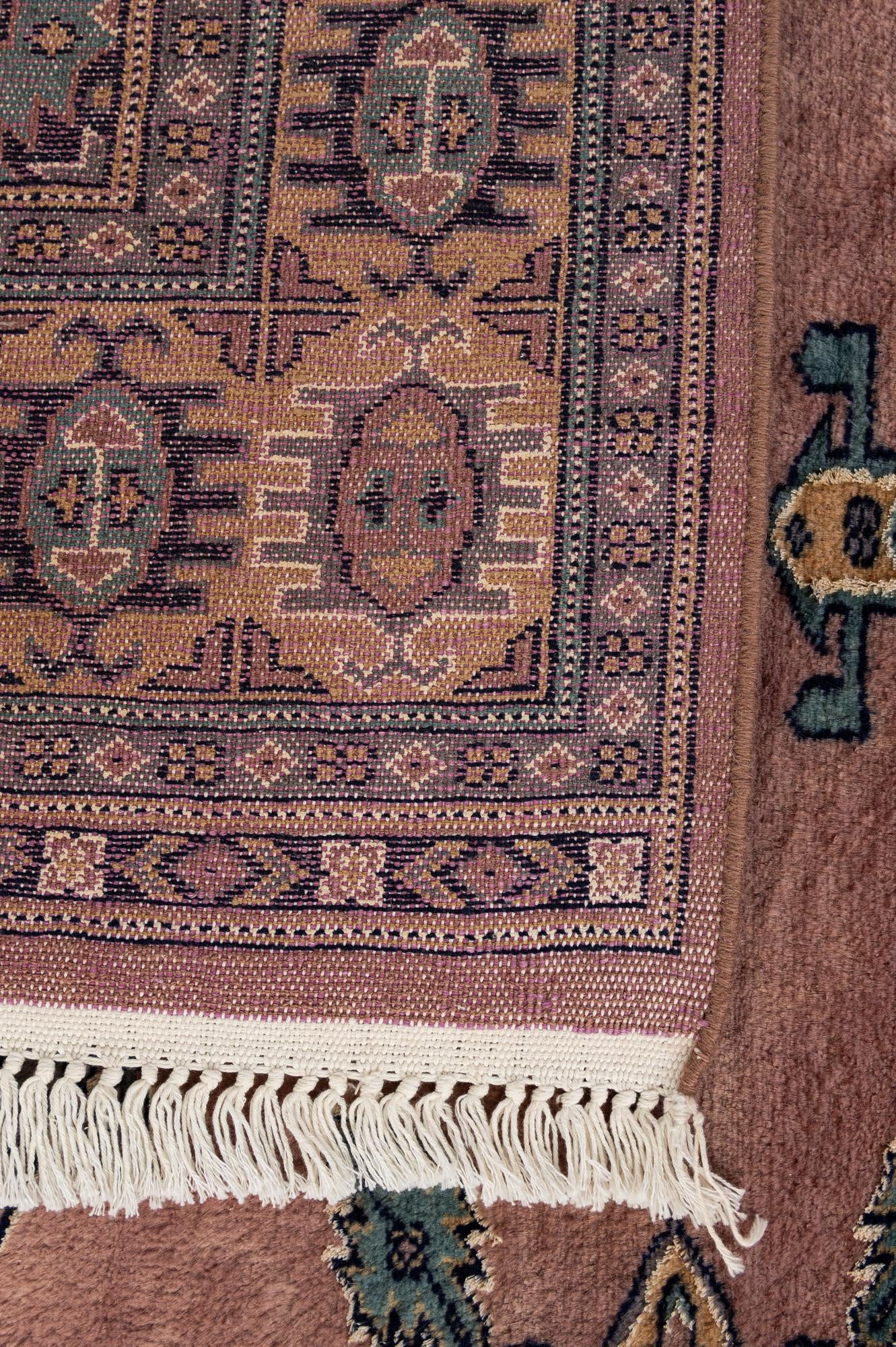 4' 5 x 6' 10 Hand Knotted Bokhara Oriental Rug