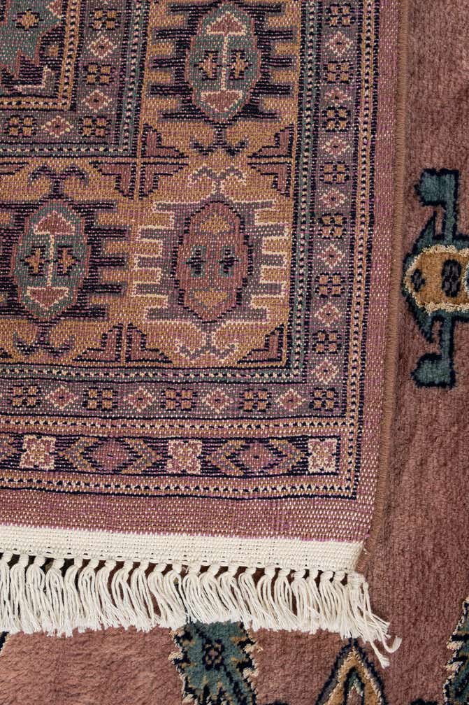 4' 5 x 6' 10 Hand Knotted Bokhara Oriental Rug
