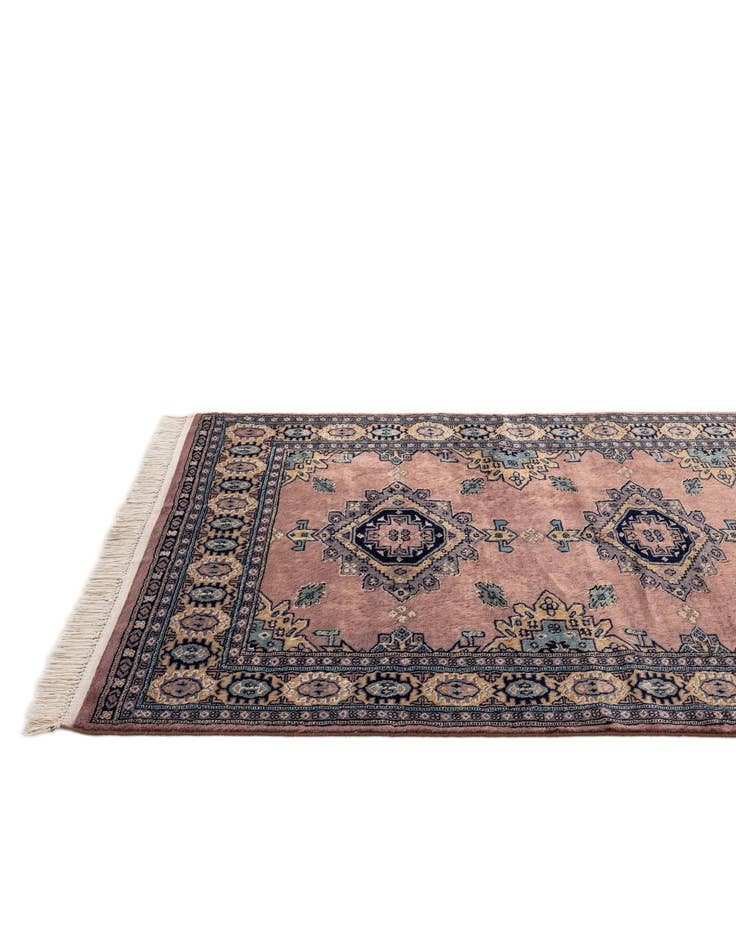 Detail image of 4' 5 x 6' 10 Hand Knotted Bokhara Oriental Rug