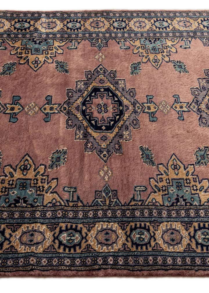 4' 5 x 6' 10 Hand Knotted Bokhara Oriental Rug